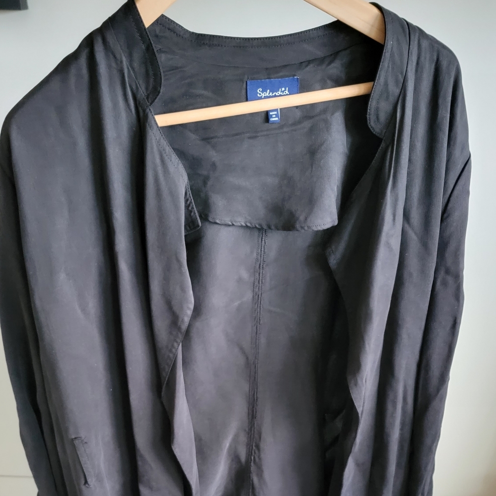 Suede Trench Coat